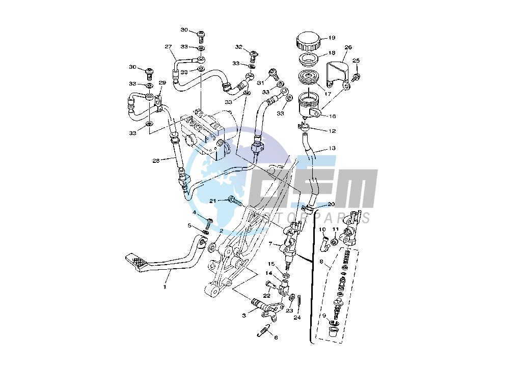 REAR MASTER CYLINDER