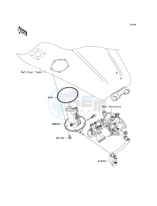 VN 1600 D [VULCAN 1600 NOMAD] (D1) D1 drawing FUEL PUMP