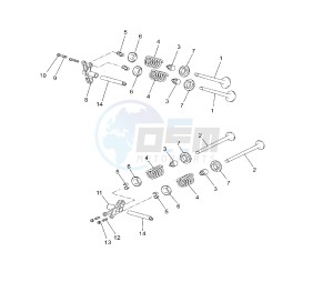 YP R X-MAX 125 drawing VALVE