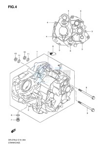 DR-Z70 EU drawing CRANKCASE