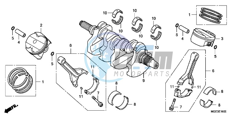 CRANKSHAFT/PISTON