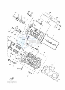 MT-09 MTN850-A (BS2G) drawing CYLINDER HEAD