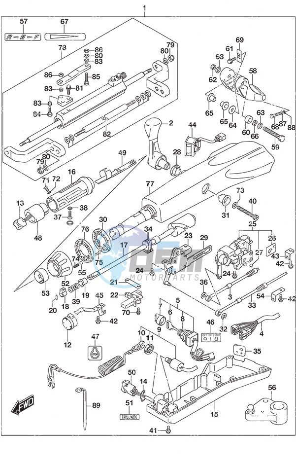 Tiller Handle