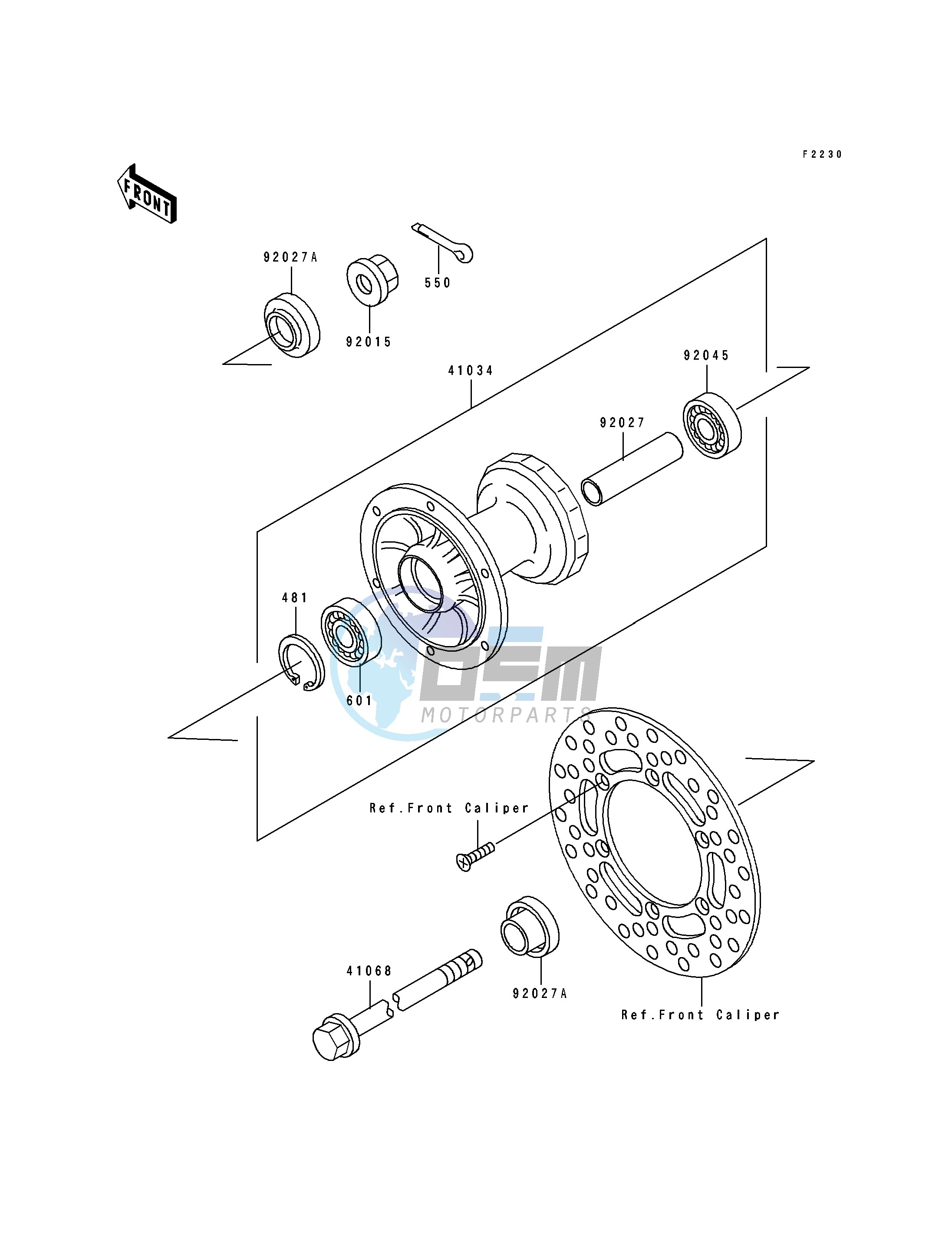 FRONT HUB