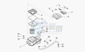 Breva V 1100 IE IE drawing Air box