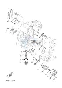 YPR400RA XMAX 400 ABS EVOLIS 400 ABS (1SD6 1SD6 1SD6 1SD6) drawing OIL PUMP