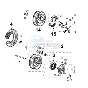 LUDIX 10 RBP2A drawing WHEELS