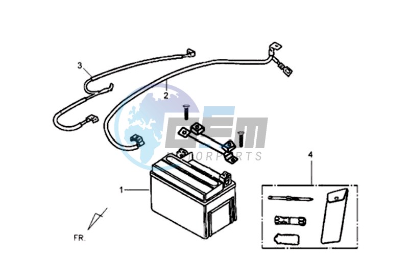 BATTERY / TOOLKIT