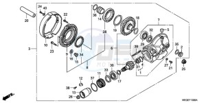 VT750C9 Europe Direct - (ED / MME) drawing FINAL DRIVEN GEAR