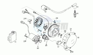 RS 125 drawing Cdi magneto assy