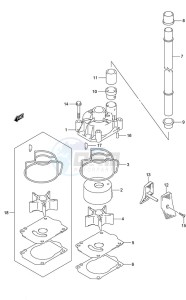 DF 200 drawing Water Pump