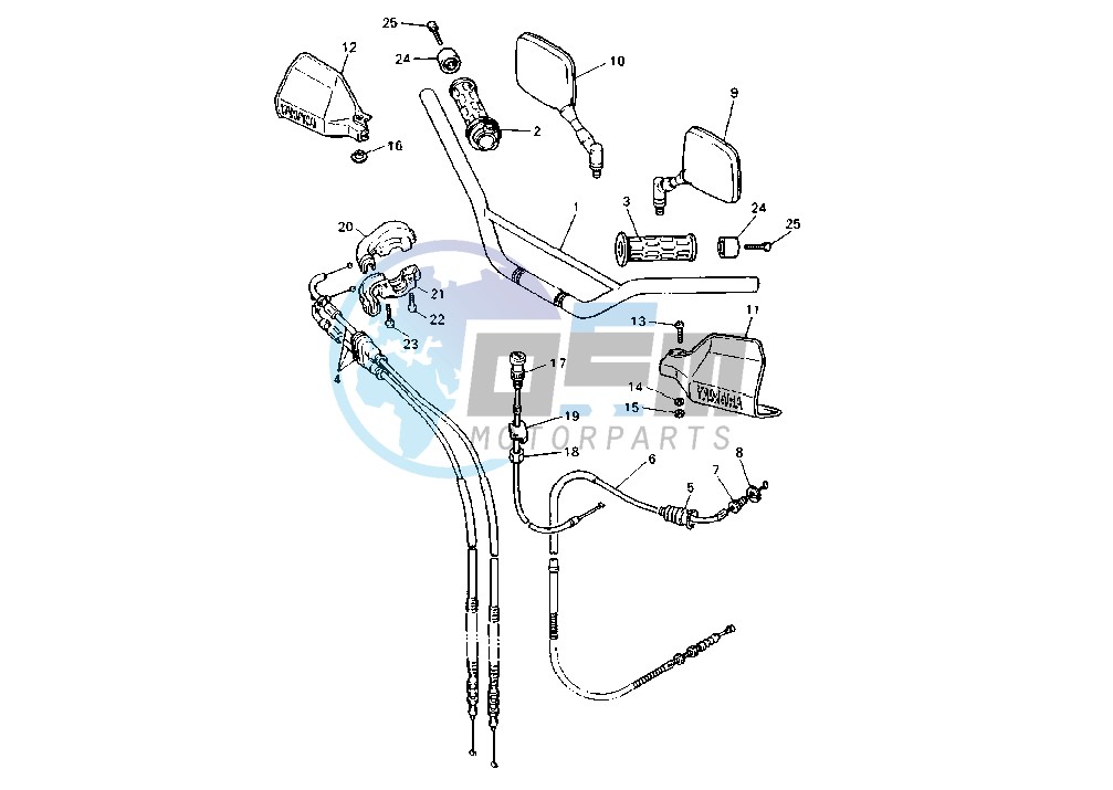 STEERING HANDLE -CABLE