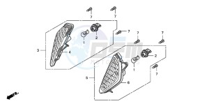 FJS600A 400 SILVER WING drawing WINKER