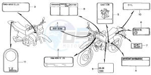 MT50S drawing CAUTION LABEL