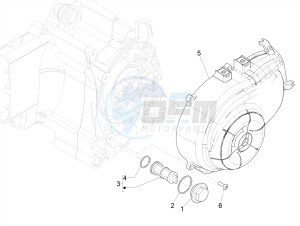 SPRINT 50 4T 3V 25 KMH E4 25 kmh (EMEA) drawing Flywheel magneto cover - Oil filter