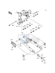 NINJA_250SL BX250AFS XX (EU ME A(FRICA) drawing Swingarm