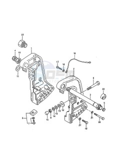 DT 85 drawing Clamp Bracket (1988 to 1994)