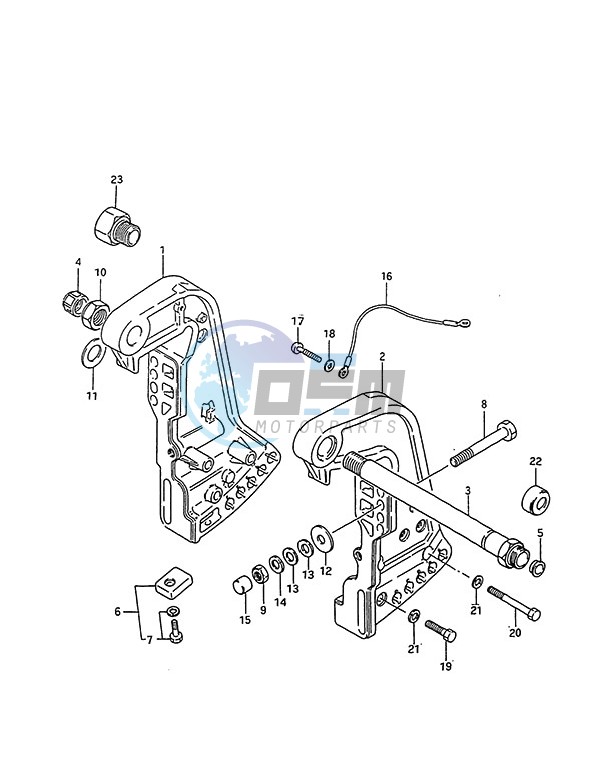 Clamp Bracket (1988 to 1994)