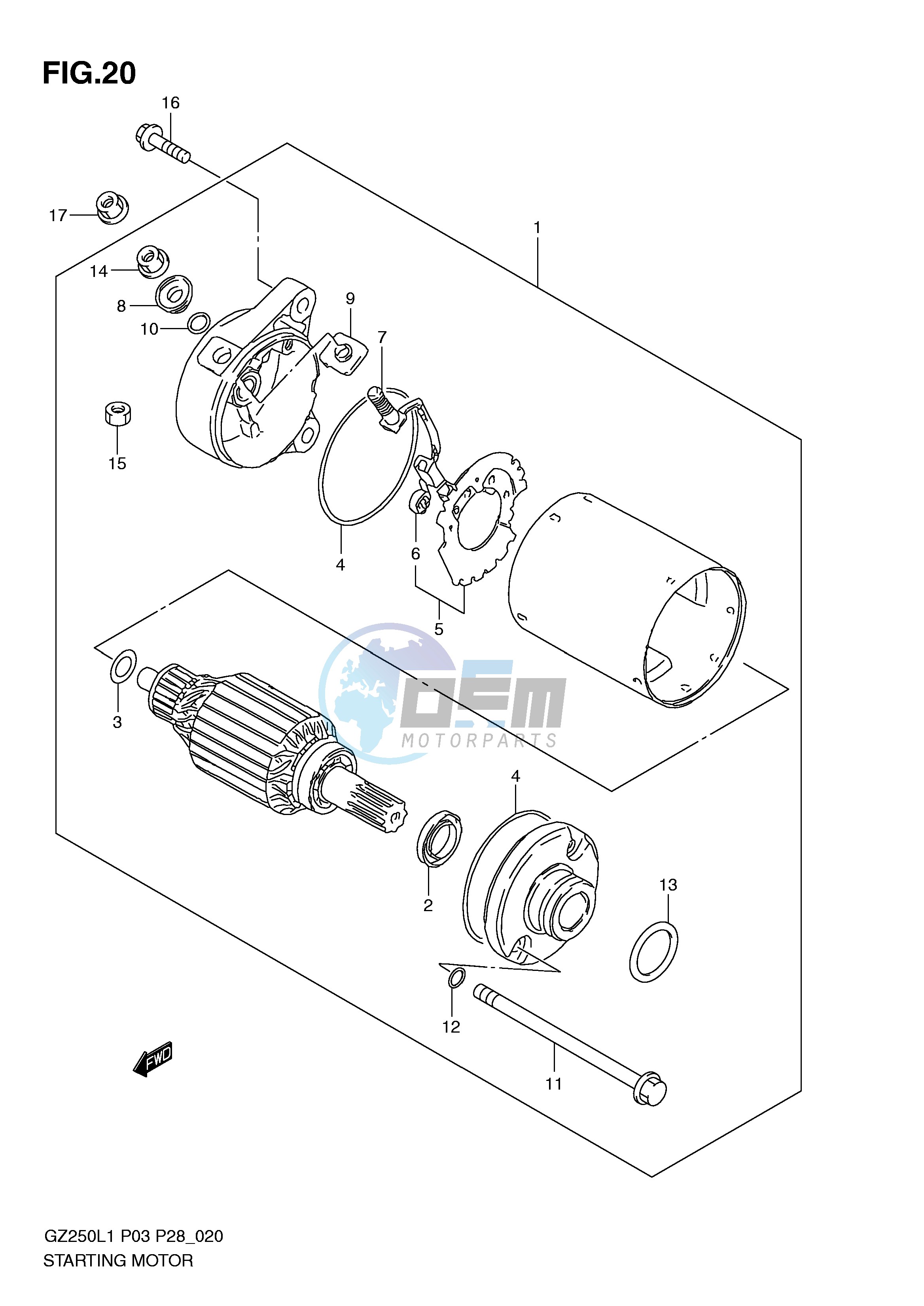 STARTING MOTOR