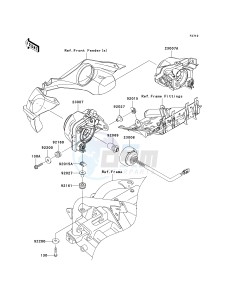 KSF 450 B [KFX450R MONSTER ENERGY] (B8F-B9FB) B8FA drawing HEADLIGHT-- S- -