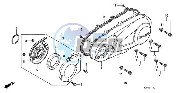 LEFT CRANKCASE COVER