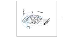 FJS600 SILVER WING drawing REAR BASE CARRIER