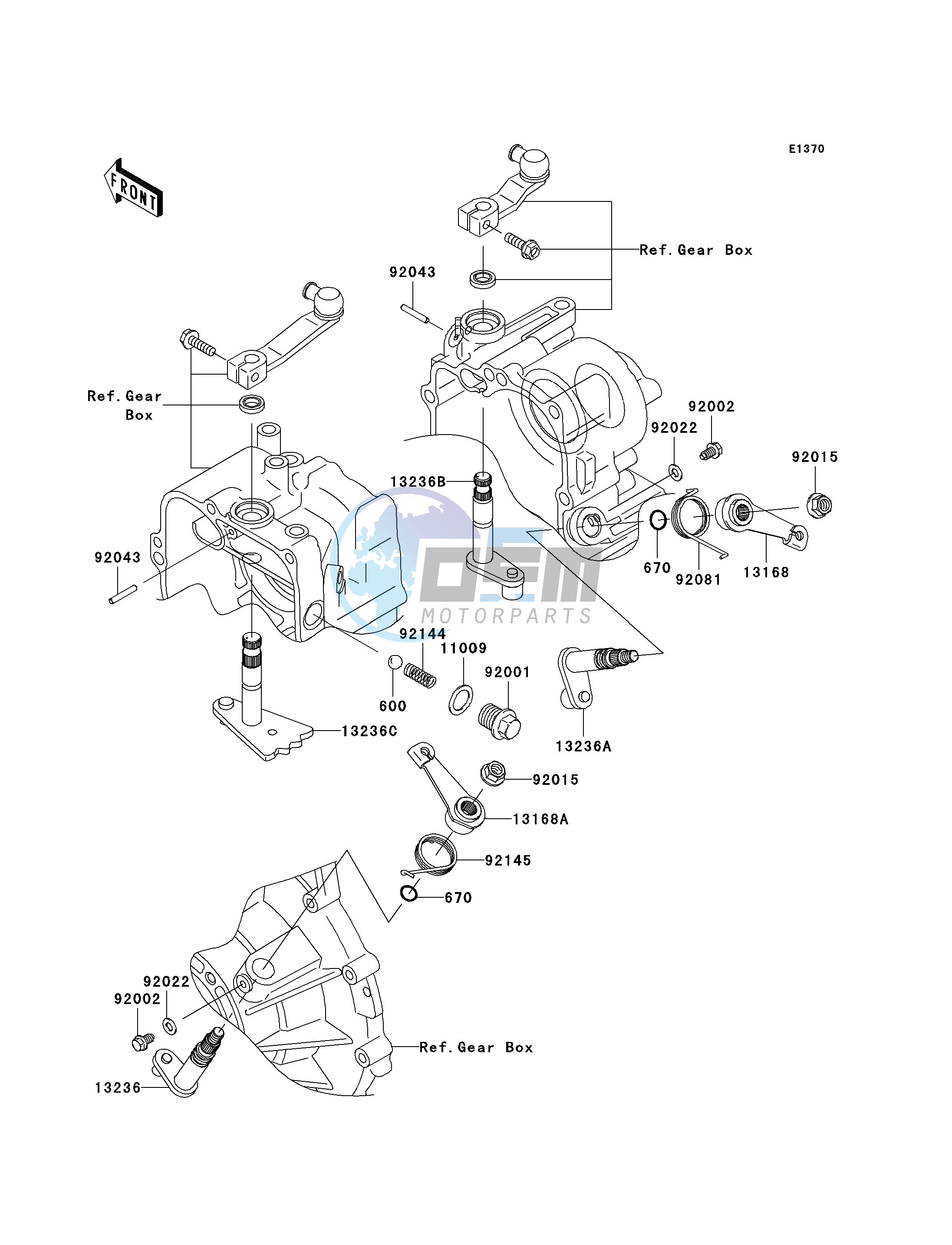 GEAR CHANGE MECHANISM