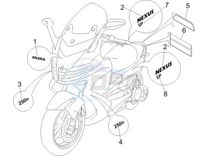 Nexus 250 SP e3 drawing Plates - Emblems