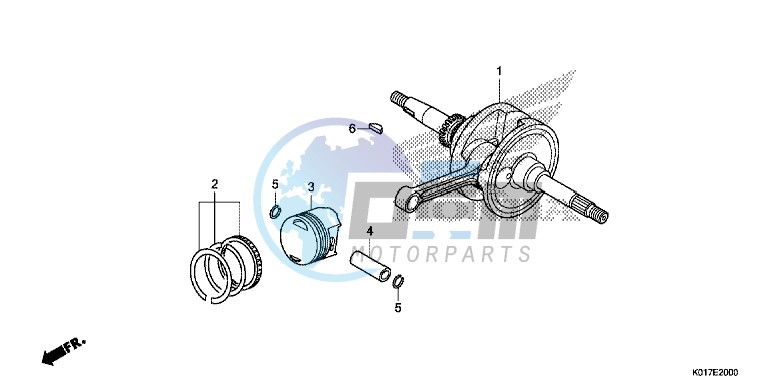 CRANKSHAFT/ PI STON