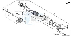 CBR600RRA Europe Direct - (ED / 2ED) drawing STARTING MOTOR