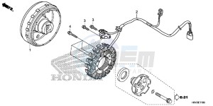 TRX500FM2E TRX500FM2 U drawing GENERATOR