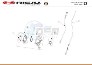 BYE-BIKE-BLACK 50 drawing FRONT BRAKE