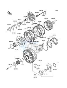 1400GTR_ABS ZG1400CEF FR GB XX (EU ME A(FRICA) drawing Clutch