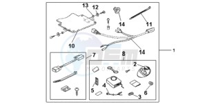 GL1800A ED drawing SUBKIT ALARM ATT