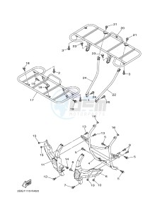 YFM550FWAD YFM550PF GRIZZLY 550 EPS (2LBA) drawing GUARD