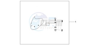 CB600F39 UK - (E / MKH ST) drawing FLY SCREEN