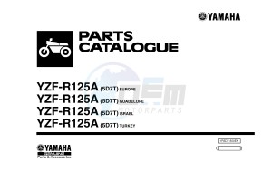 YZF-R125A YZF-R125 ABS R125 (5D7T 5D7T 5D7T 5D7T) drawing .1-Front-Page