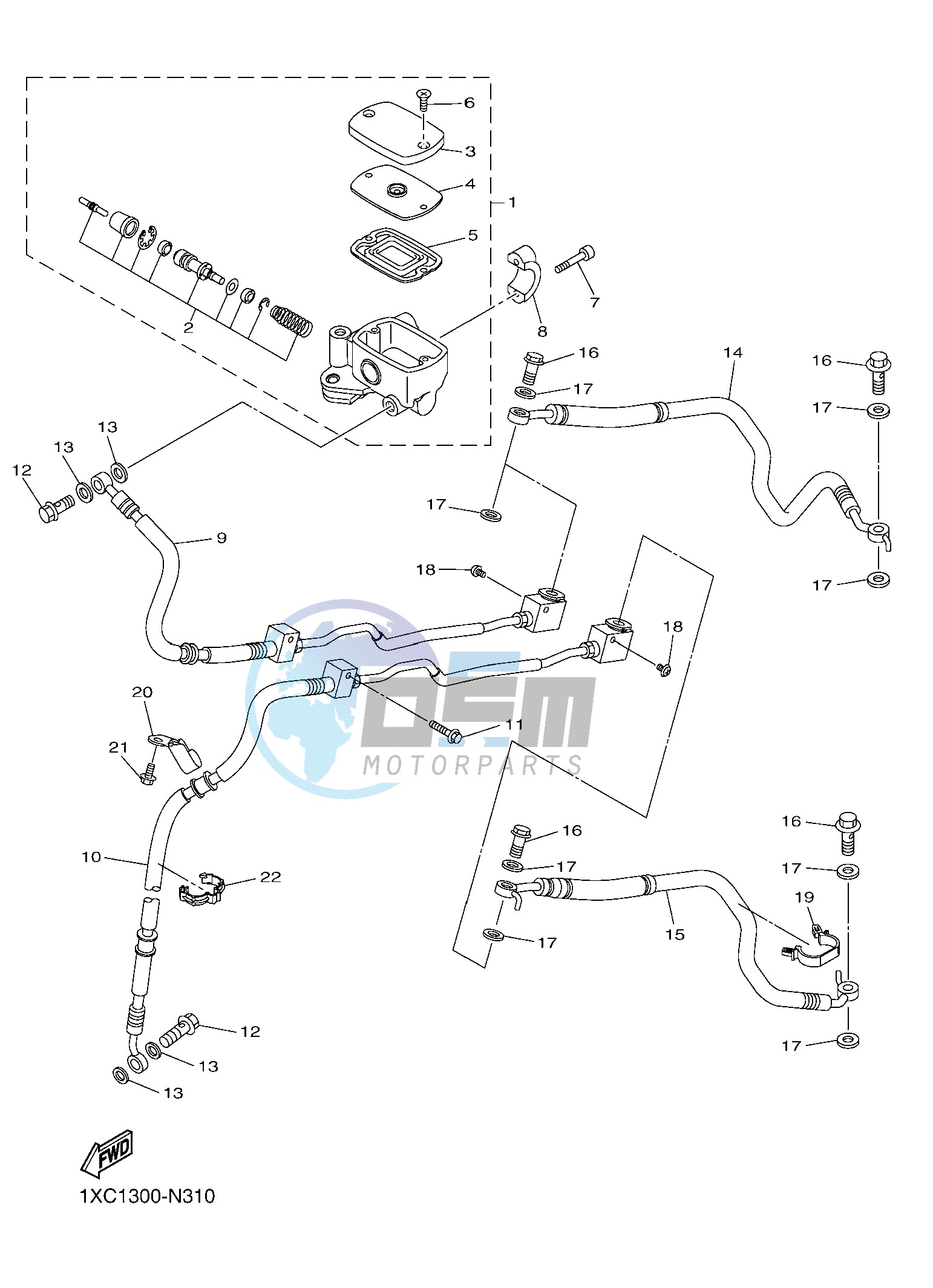 FRONT MASTER CYLINDER