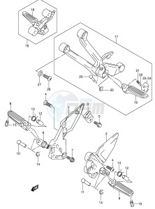 SV1000 (E2) drawing FOOTREST (SV1000 U1 U2K3)