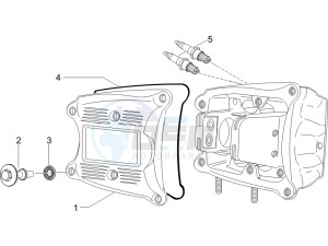 MP3 500 (USA) drawing Cylinder head cover