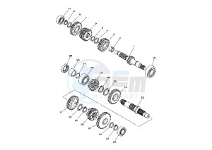 XV WARRIOR 1700 drawing TRANSMISSION