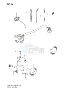 DR-Z125 (E28-E33) drawing WIRING HARNESS