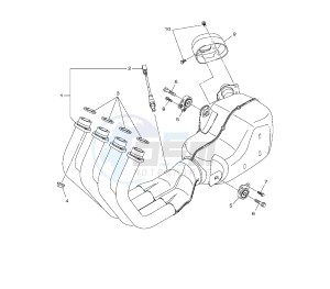 XJ6-N 600 drawing EXHAUST