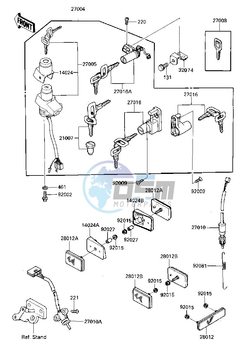 IGNITION SWITCH_LOCKS_REFLECTORS