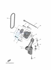 XSR900 MTM890 (BEA1) drawing OIL PUMP