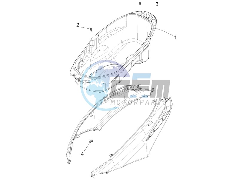 Helmet box - Undersaddle