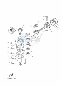 F150BETX drawing CRANKSHAFT--PISTON