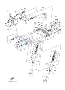 MW125 TRICITY 125 (2CMJ 2CMK) drawing STEERING