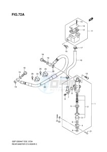 GSF-1250S BANDIT EU drawing REAR MASTER CYLINDER