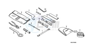 CBR600RR9 Europe Direct - (ED / MK) drawing TOOLS